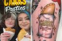 Amy Lofthouse has had a Carrs pasty tattooed onto her