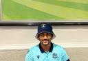 Indian bowler Nipun Gaikwad in his Wanderers shirt. Picture by Little Lever CC