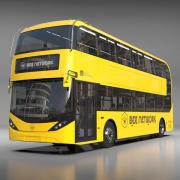 The new electric Bee Network buses ordered by Transport for Greater Manchester. Credit: Alexander Dennis. Caption: Joseph Timan. Permission for use for all LDRS partners.