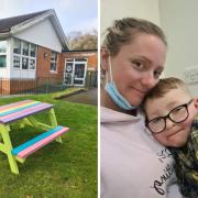 Specially-made benches honour memory of boy ‘who loved to make people feel better’