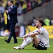 Iredale after the final whistle at Wembley