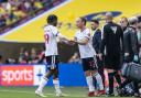 Bolton Wanderers' Kyle Dempsey (right) replaces Paris Maghoma