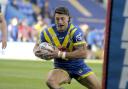 Anthony Gelling playing for Warrington Wolves in 2020. Picture: Mike Boden