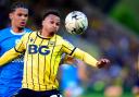 Oxford United's Josh Murphy in action against Peterborough United