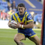 Anthony Gelling playing for Warrington Wolves in 2020. Picture: Mike Boden