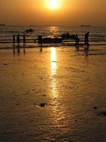 Sunset in the Bay of Bengal
