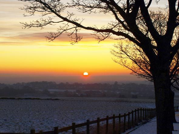 SNOWY winter sunrises always make excellent pictures and this one taken from Old Kiln Lane, Bolton, by Sheldon Brandwood is no exception.