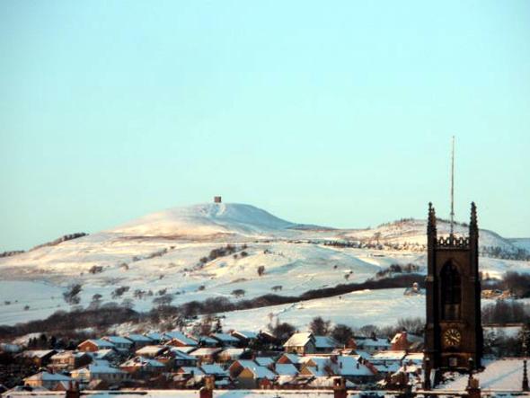 RIVINGTON Pike in the snow by Georgette Kay, of Horwich.