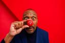 Undated handout photo issued by Comic Relief of comedian and actor, Sir Lenny Henry, who is supporting Red Nose Day 2024 by wearing one of the new Red Noses. Plastic free, recyclable and plant-based, the Noses are available from Amazon, the official home