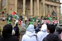 Demonstrators will take to the steps in front of Bolton town hall to protest the Gaza war