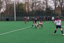Action from the men’s seconds’ clash with Bury last weekend
