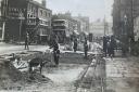 Deansgate repairs in Bolton of the 1920s
