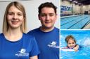 Charlotte and Harry Johnstone celebrate three years of Bolton Swim School