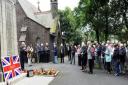 Blackrod Community Group organised a tribute at the war memorial