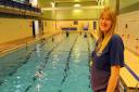 HELP: Alice Peall who is deputy chairman of the swimming club has called for more volunteers to come forward to keep it going