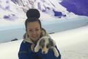 DESPERATE: Emma Dingley has launched a fundraising campaign to pay for a life saving operation for puppy Cole