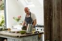 PERFECT PLACE: Paul Dickson is never happier than when he is in his kitchen