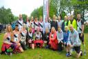 RELAY SQUAD: Burnden members at the Terry Nortley Relay event in Radcliffe