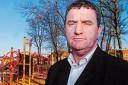 CONCERNED: Cllr John Byrne wants more police patrols after complaints about the play area at Leverhulme Park