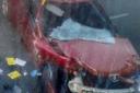 Driver left fighting for life after car crash