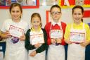 The winning youngsters in the Primary School MasterChef competition