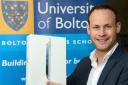 Octagon Theatre Bolton Chief Executive, Roddy Gauld, is the winner of the Bolton Business School (BBS) launch competition and has promptly donated the iPad prize to the theatre