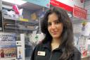 Miriam Al-Bazz pictured inside her Sheffield Post Office with her retail award