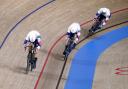 Jason Kenny and the men's team sprint squad had to settle for silver