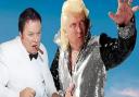 Ted Robbins as Den Perry and Alex Lowe as Clinton Baptiste