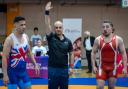 SILVER LINING: Mostaffa Fatahiniya finished second in his weight class at the British Wrestling Senior Championships