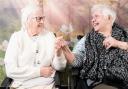 Patricia Simons and Janet Tait agree laughter is the best medicine.