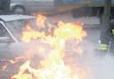 Youths set fire to bins in Farnworth