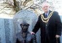 Tribute statue unveiled 100 years on
