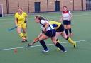 ALL SQUARE: Action from Bolton women’s seconds league draw against Moss Park
