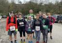 RUNNING UP THE HILL: Lostock runners who took part in the infamous Tour of Pendle fell race
