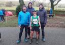 READY TO RELAY: Chris Taylor, James Jackson, Josie Greenhalgh and Tony Marlow took part in the Lee Mills Relay race