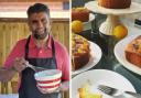 Mak Patel and his delicious lemon drizzle cake