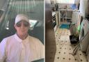 A man had to stay up all night clearing water from his sink