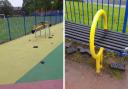 The park was vandalised right at the start of the summer holidays