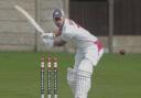 Walkden batsman Umer Qadri top scored with 36 against Blackrod at the weekend. Picture by Harry McGuire