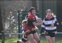Charlotte Stone in action for Amazons U14s