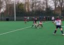 Action from the men’s seconds’ clash with Bury last weekend