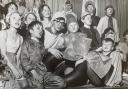 The cast of Panto 70 performed by Westhoughton County Secondary School in 1970