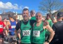 Lostock’s Mike Berry and Mark Checkley competed in the Rivington Pike Fell Race