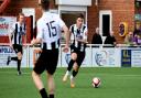 Atherton Collieries youngster Kyle King in action at Ilkeston. Picture by Rob Clarke