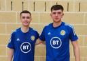 Kai Lawless, left, and Oscar Lucas are set to represent Scotland in futsal