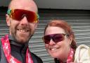Martin and Joanna Fielding completed the Manchester Marathon