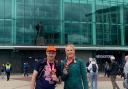 Manchester Marathon finishers Greg Kilshaw and Melanie Crompton