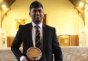 Bolton School’s Keshana Fonseka with his award