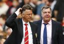 Manchester United manager Louis van Gaal, and West Ham boss Sam Allardyce